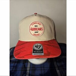 47 Carolina Hurricanes Fiji Rope Hitch Adjustable Hat - White